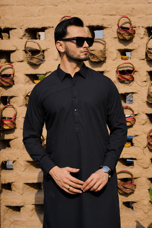 Plain Collar Shalwar Kameez