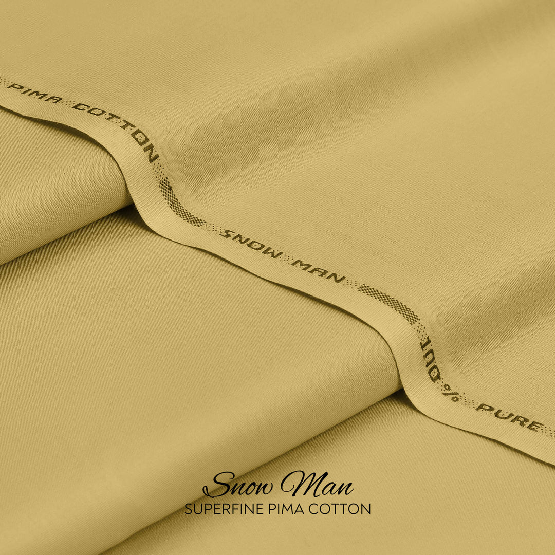 Snow Man - Soft Pima Cotton - American Gold)