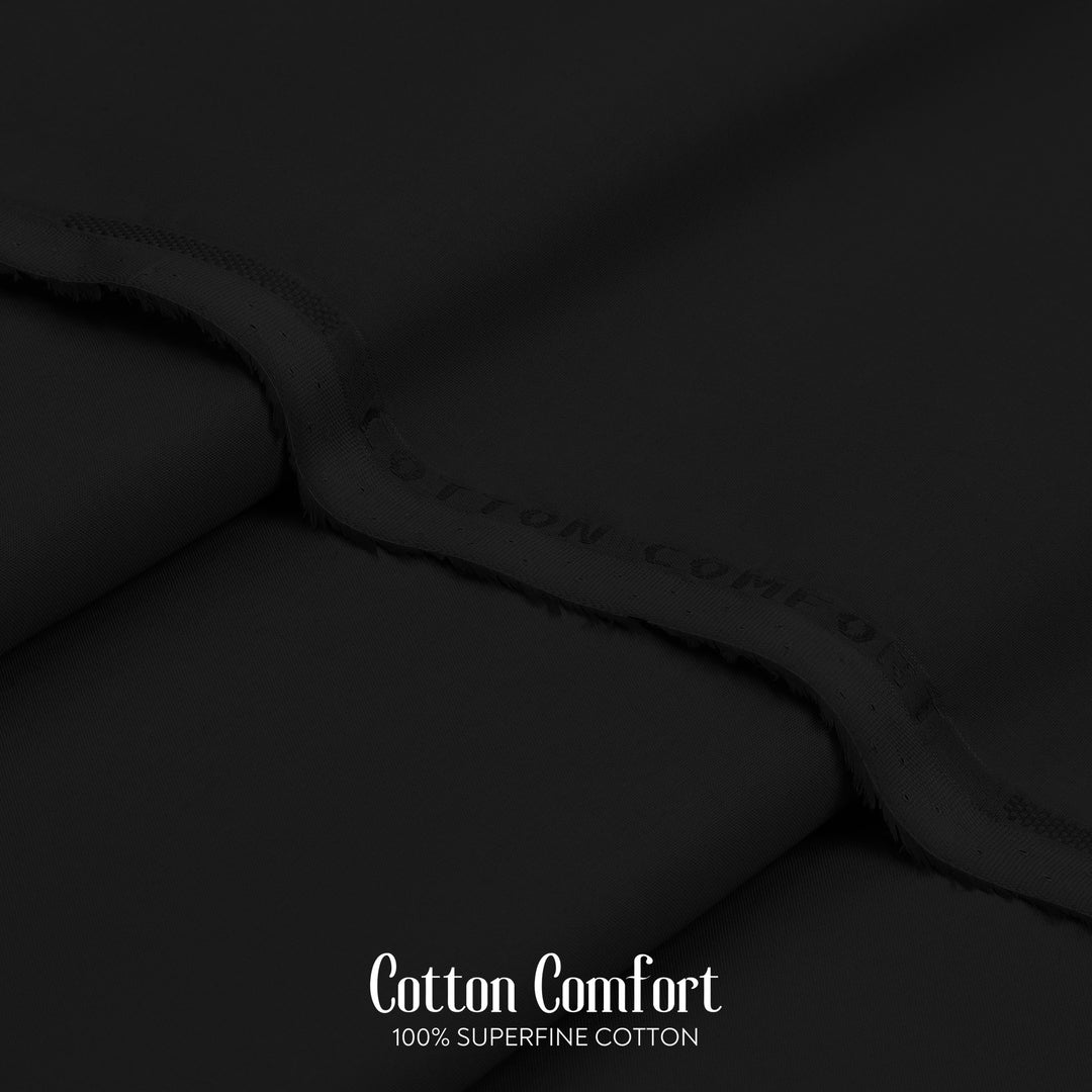 Cotton Comfort - 100% Superfine Cotton - (Black)