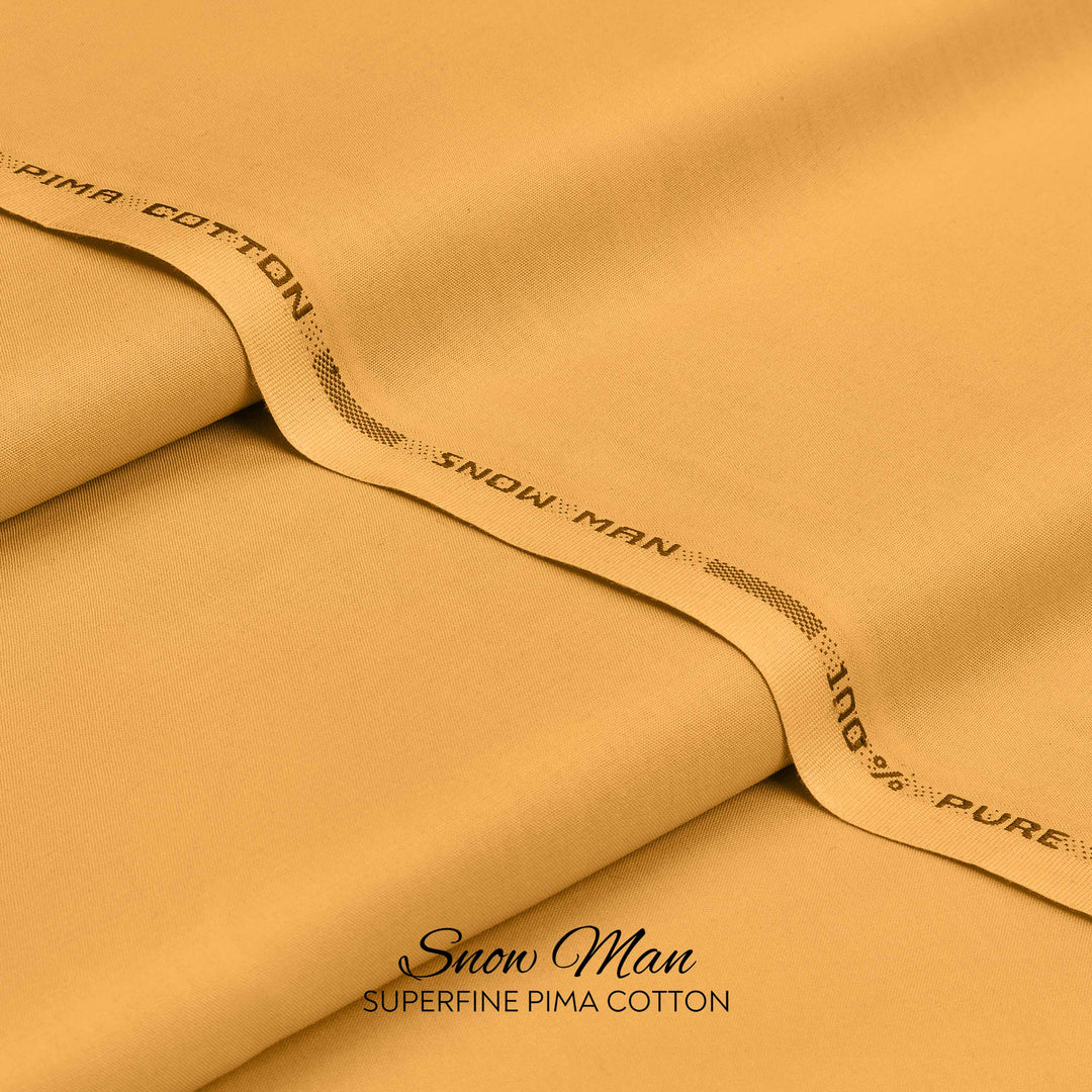Snow Man - Soft Pima Cotton - (Camel Gold)