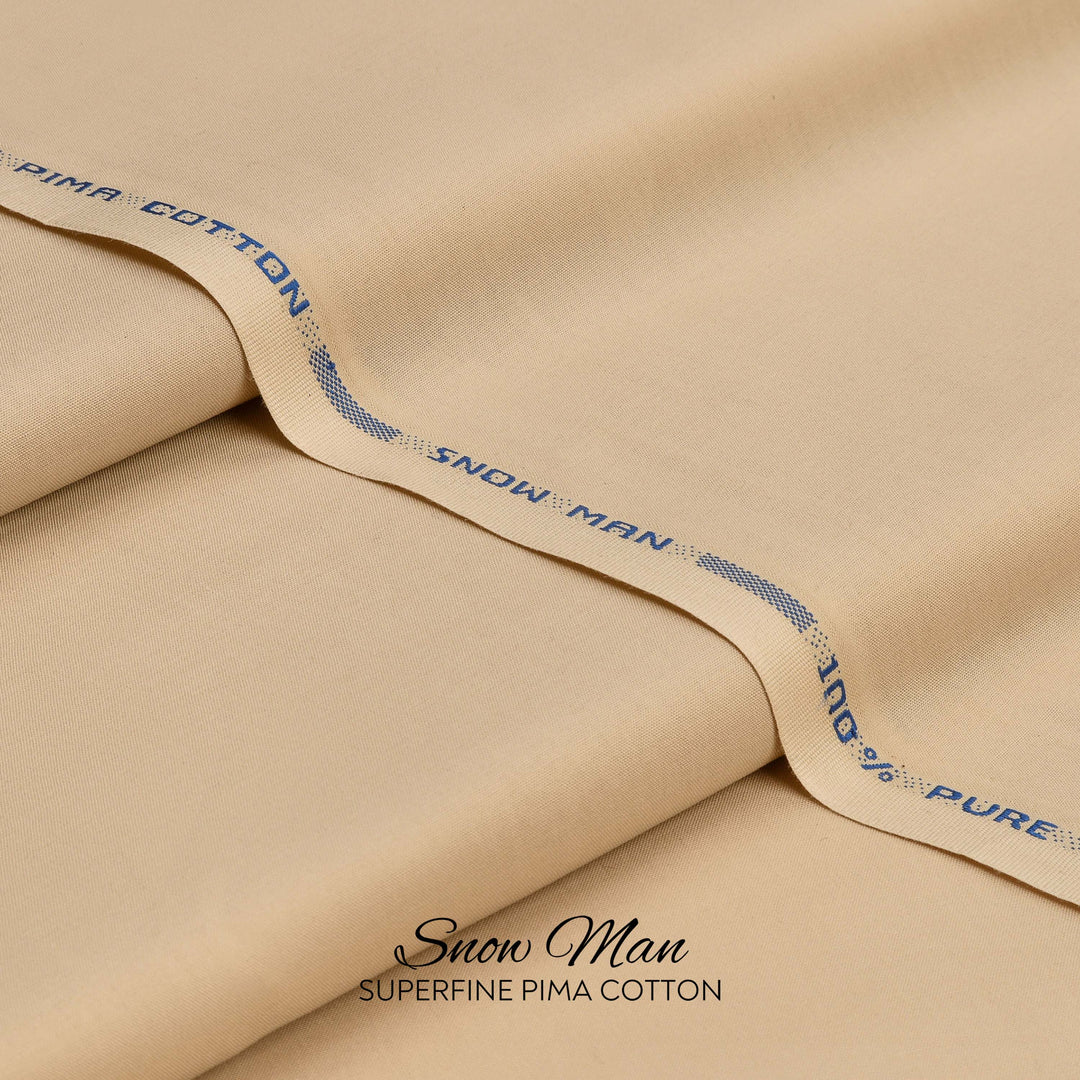 Snow Man - Soft Pima Cotton - (Beige)