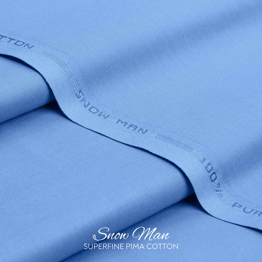 Snow Man - Soft Pima Cotton - (Dutch Blue)