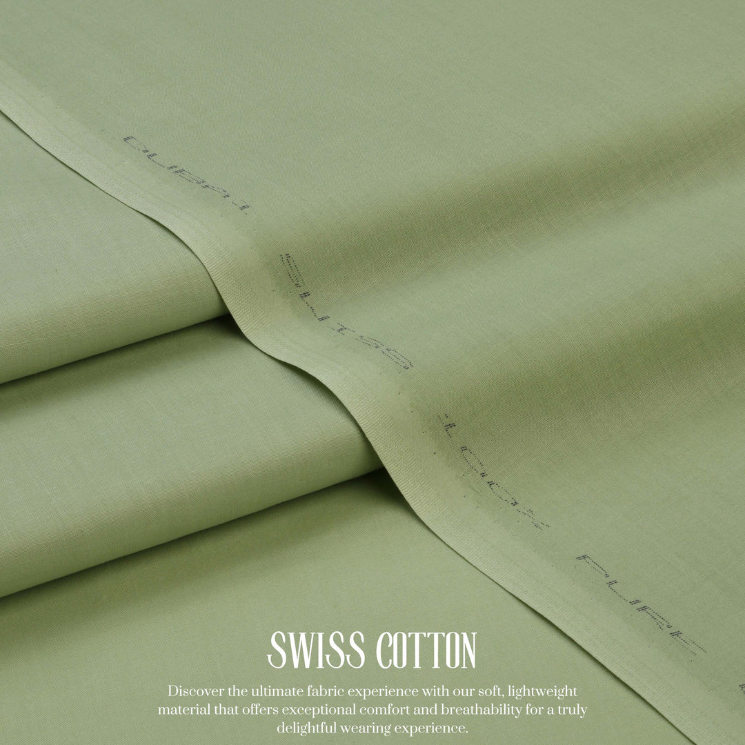 Premium Soft Cotton - Dubai Swiss (Lite Green)