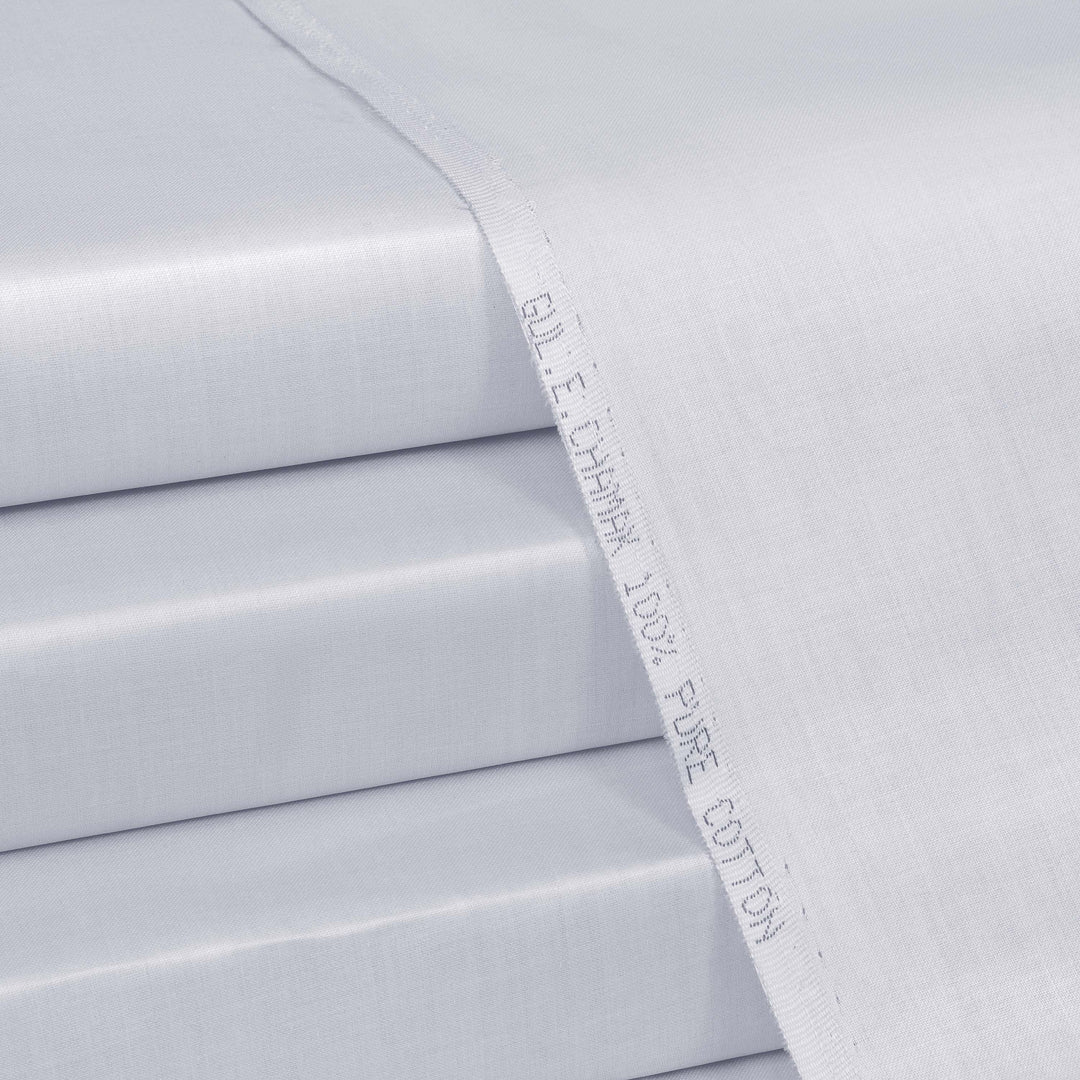 Premium Satin Cotton - Gul-E-Chamak (White)