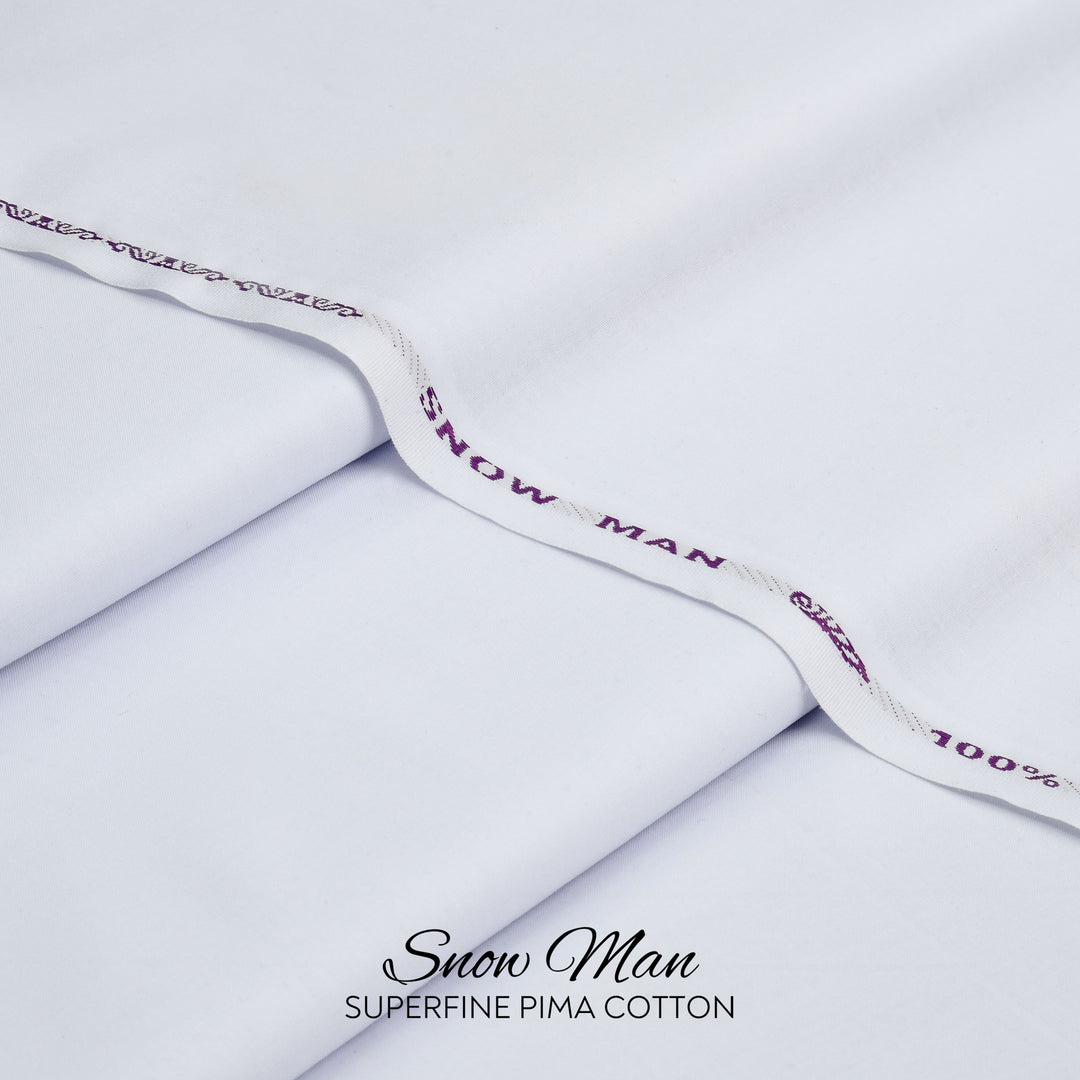 Snow Man - Soft Pima Cotton - (White)