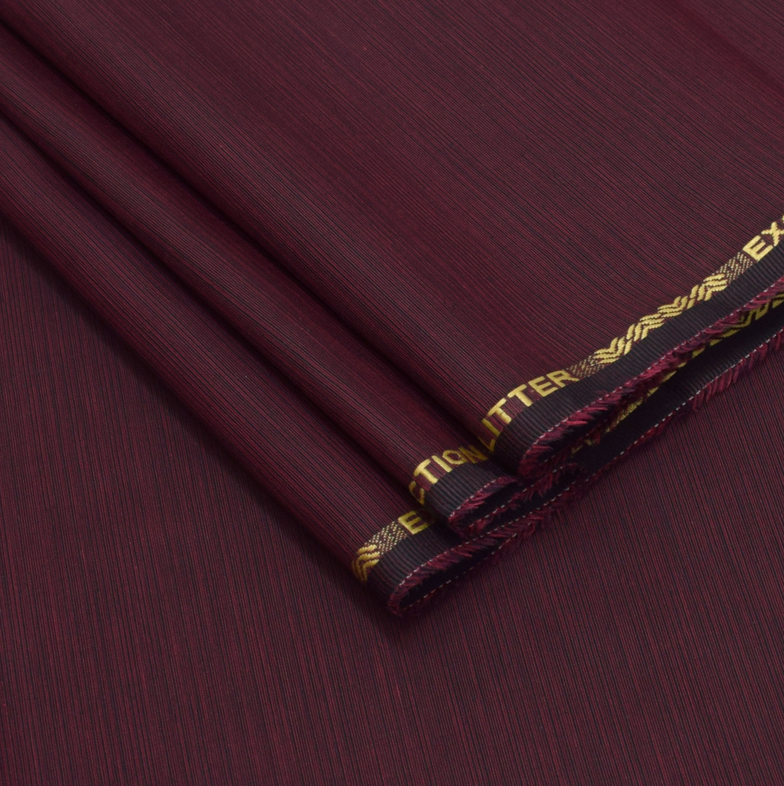 Glitter - Yarn Dyed Executive 100% Cotton Fabric - Maroon