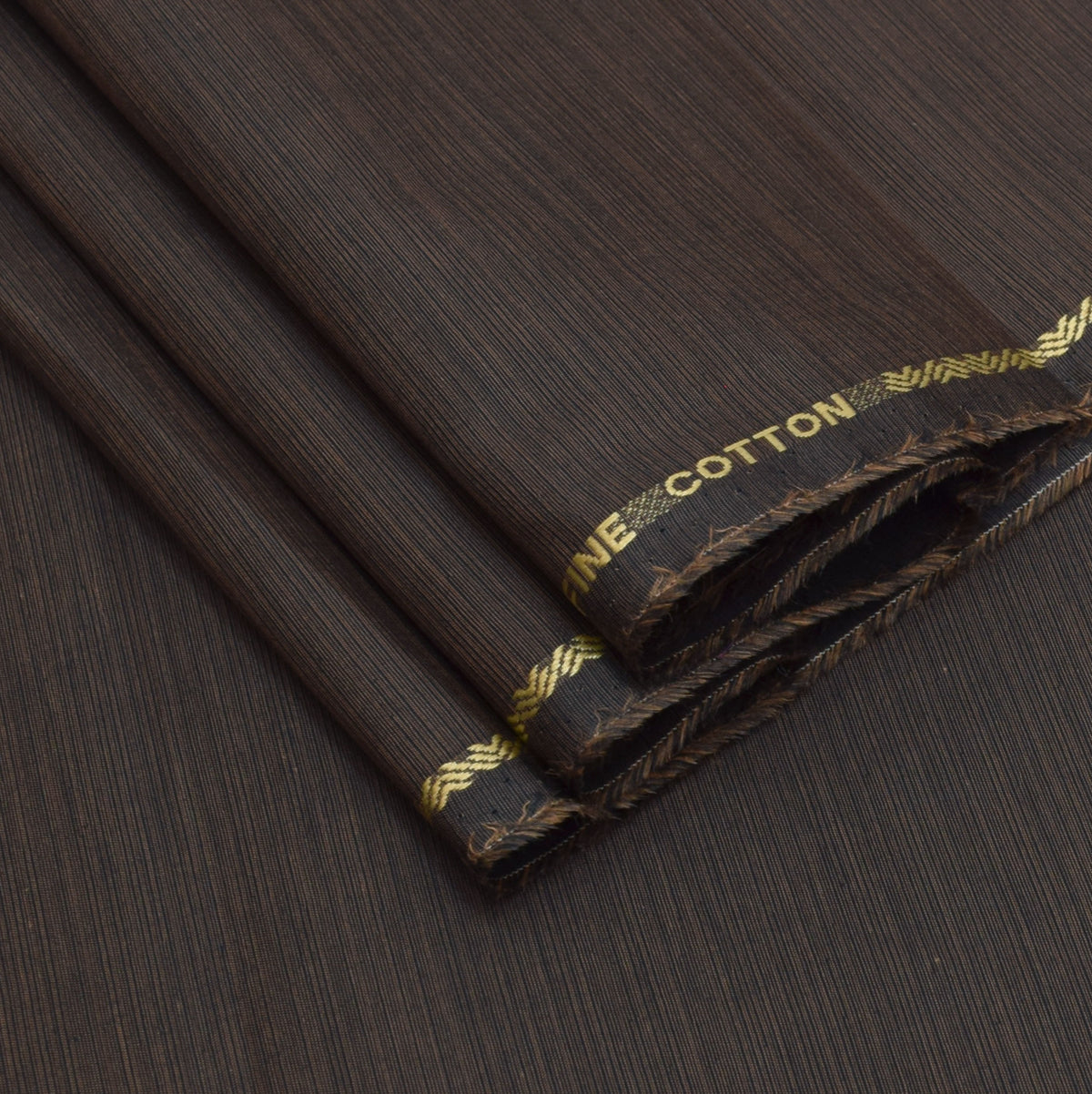 Glitter - Yarn Dyed Executive 100% Cotton Fabric - Brown