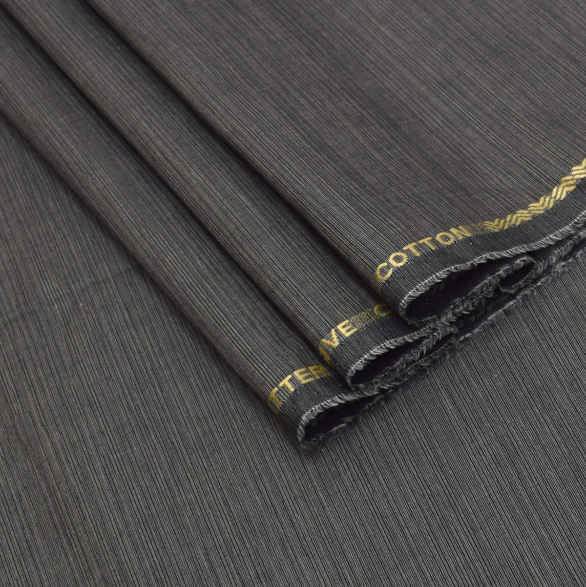 Glitter - Yarn Dyed Executive 100% Cotton Fabric - Gray