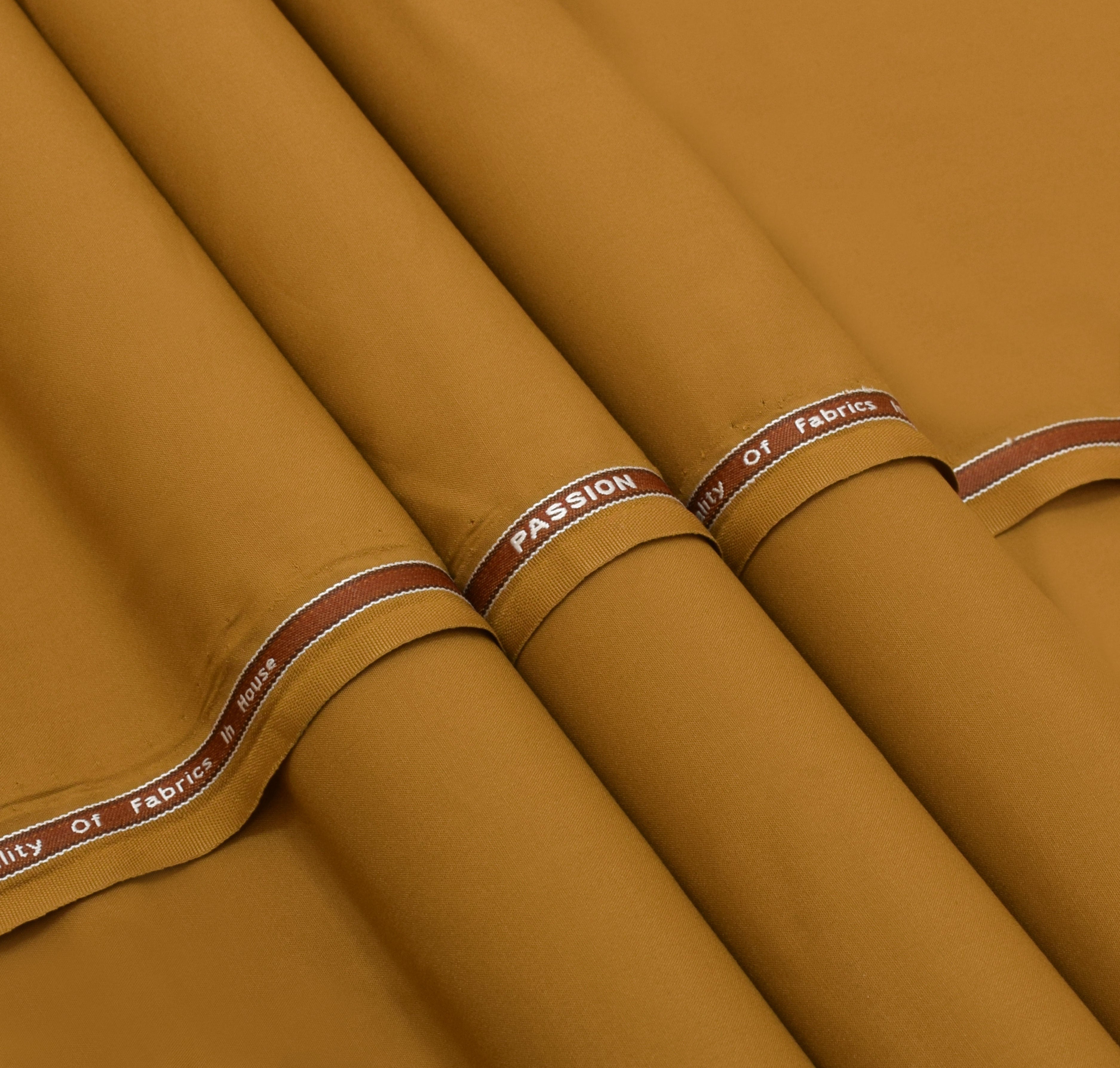 Passion Copper men's wash & wear unstitched suit fabric, 4 meter, all season – Fares Fabrics