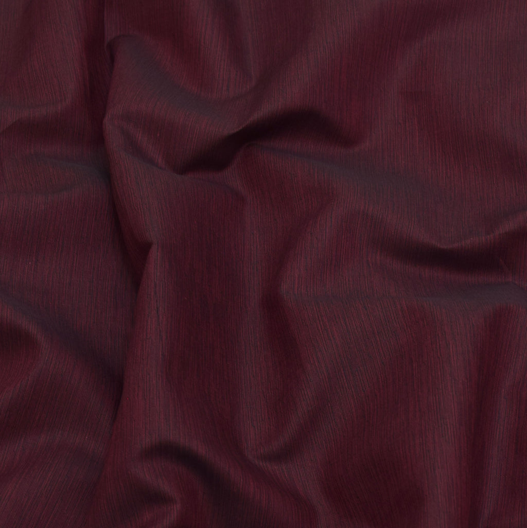 Glitter - Yarn Dyed Executive 100% Cotton Fabric - Maroon