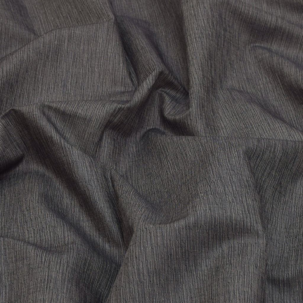 Glitter - Yarn Dyed Executive 100% Cotton Fabric - Gray