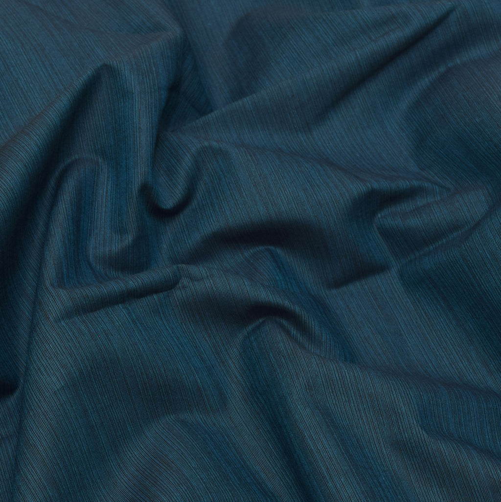 Glitter - Yarn Dyed Executive 100% Cotton Fabric - Ocean Blue