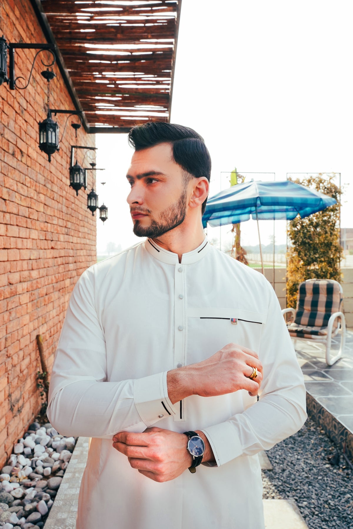 Off White - Designer Shalwar Kameez