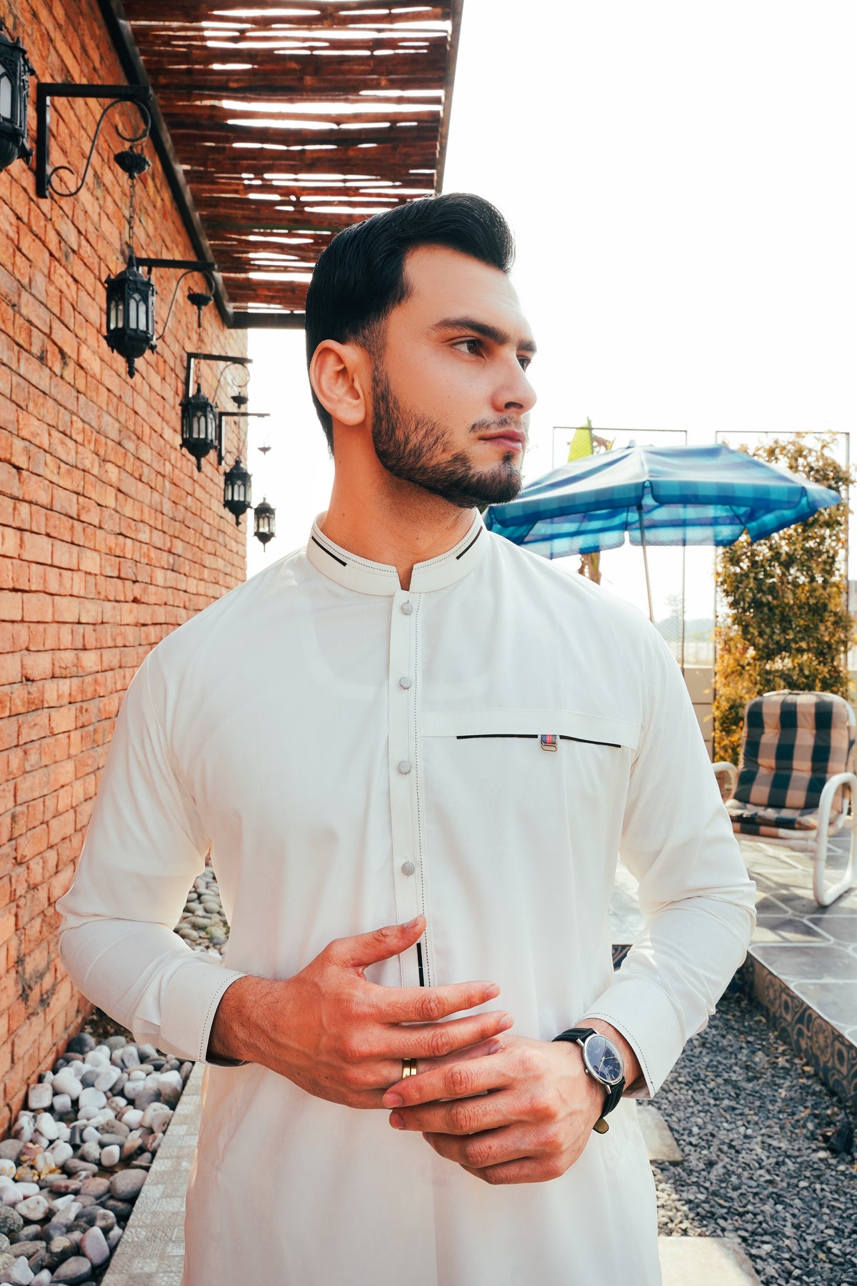 Off White - Designer Shalwar Kameez