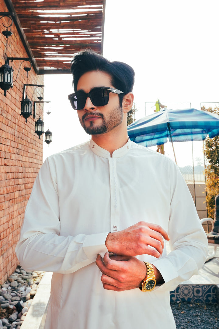 Off White - Designer Kurta Pajama