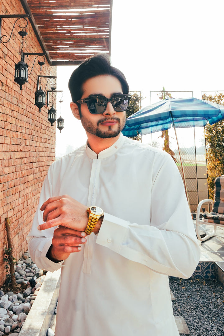 Off White - Designer Kurta Pajama