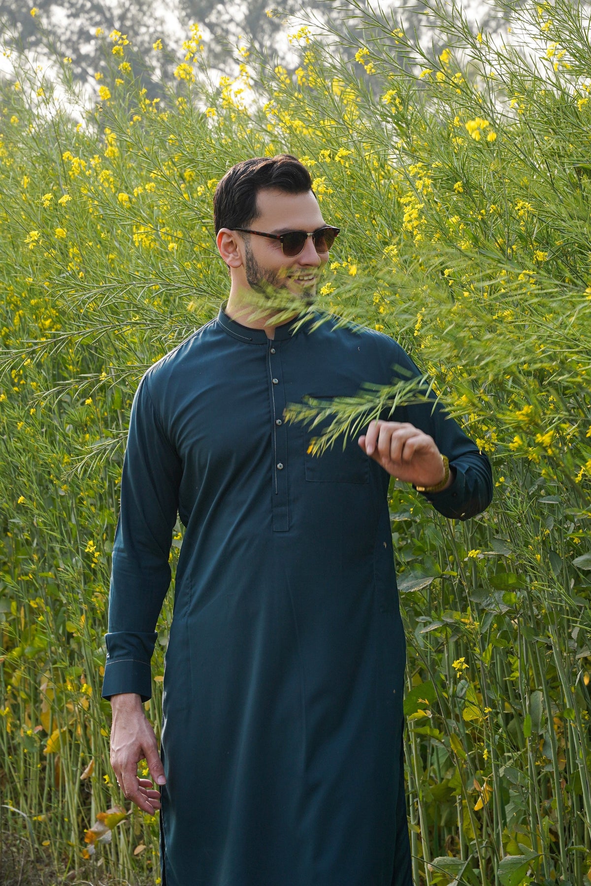 Teal - Designer Shalwar Kameez