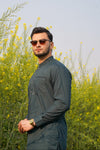 Teal - Designer Shalwar Kameez