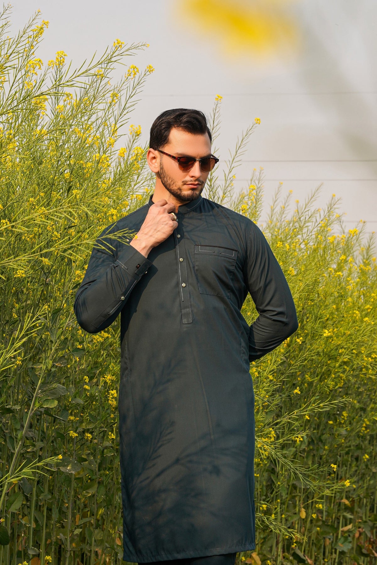 Teal - Designer Shalwar Kameez