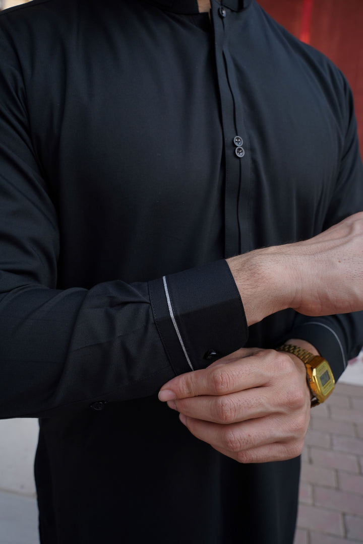 Black - Designer Shalwar Kameez