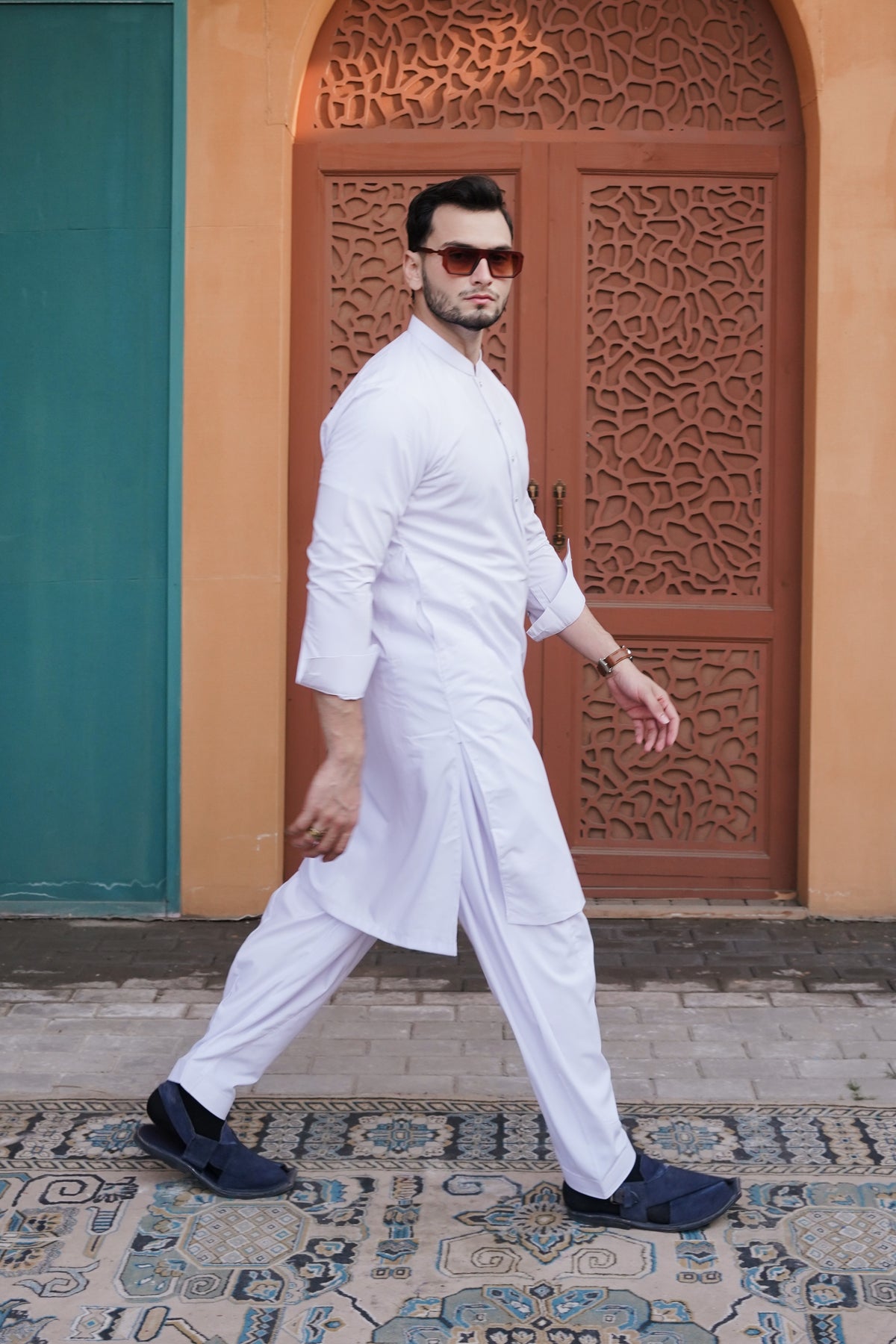 White - Plain Shalwar Kameez