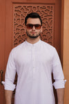 White - Plain Shalwar Kameez