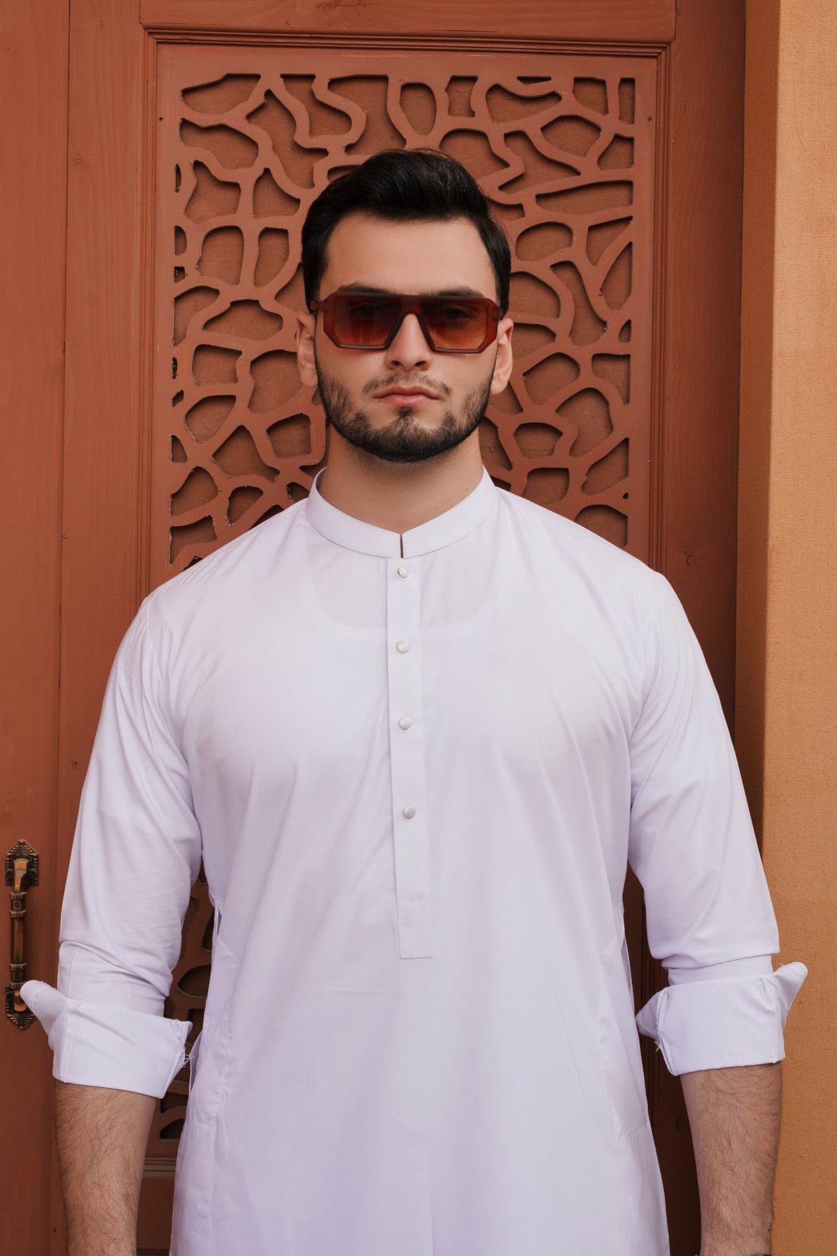 White - Plain Shalwar Kameez