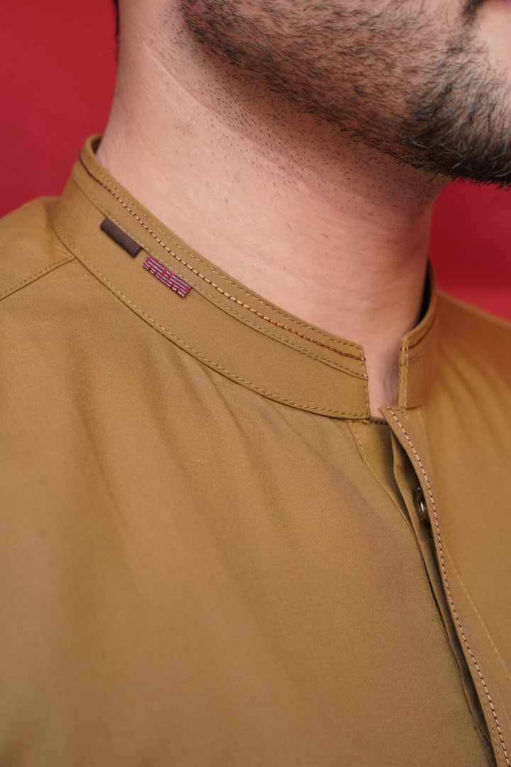 Olive - Designer Shalwar Kameez