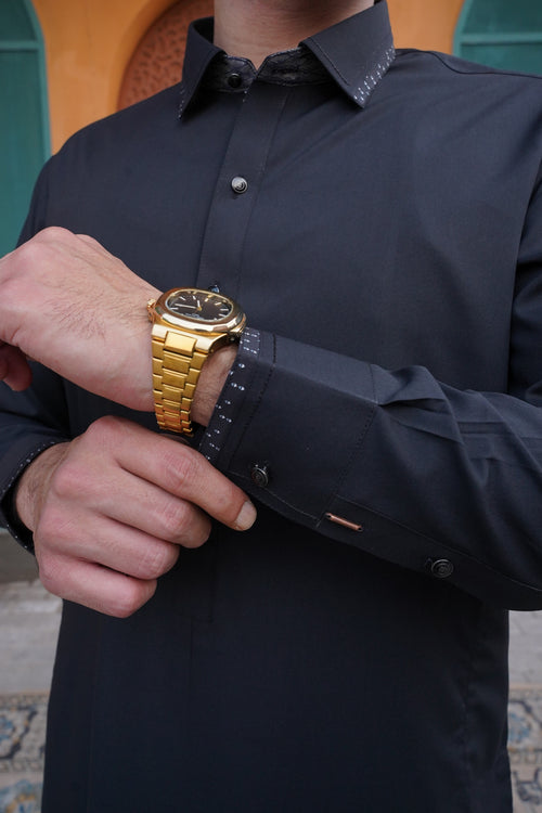 Black - Designer Shalwar Kameez