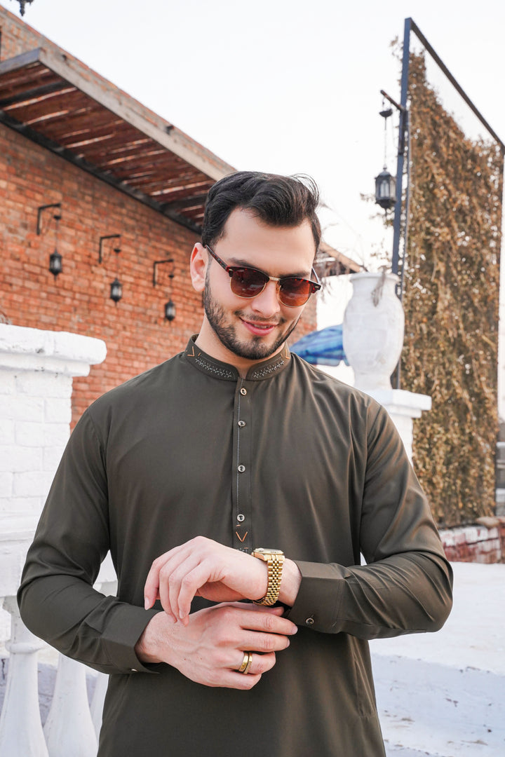 Green - Designer Shalwar Kameez