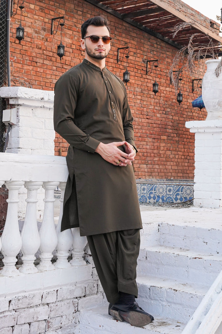 Green - Designer Shalwar Kameez