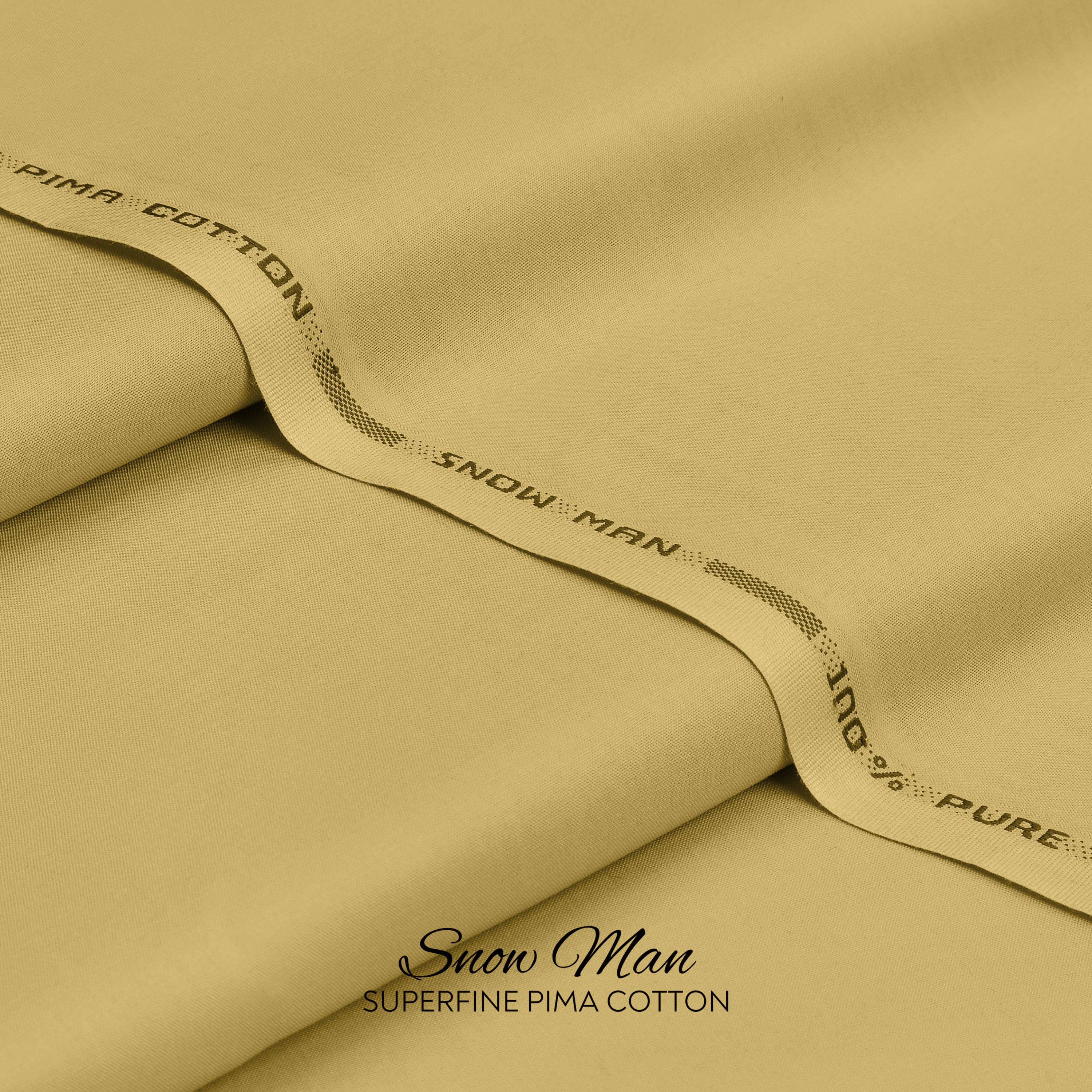 Snow Man - Soft Pima Cotton - American Gold)