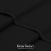 Cotton Comfort - 100% Superfine Cotton - (Black)