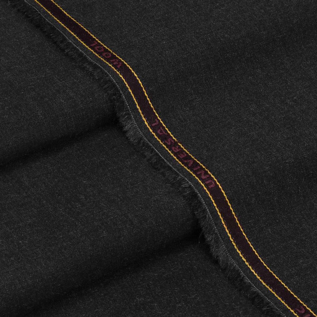Universal Wool - Premium Winter Woolen Fabric (Black)