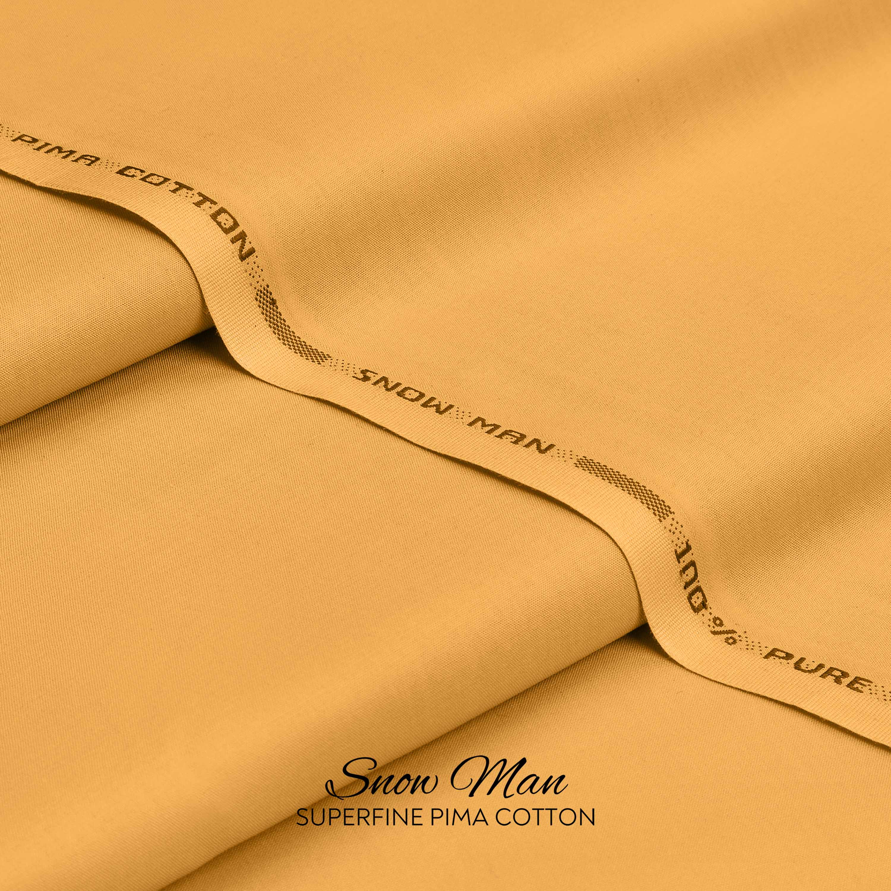 Snow Man - Soft Pima Cotton - (Camel Gold)