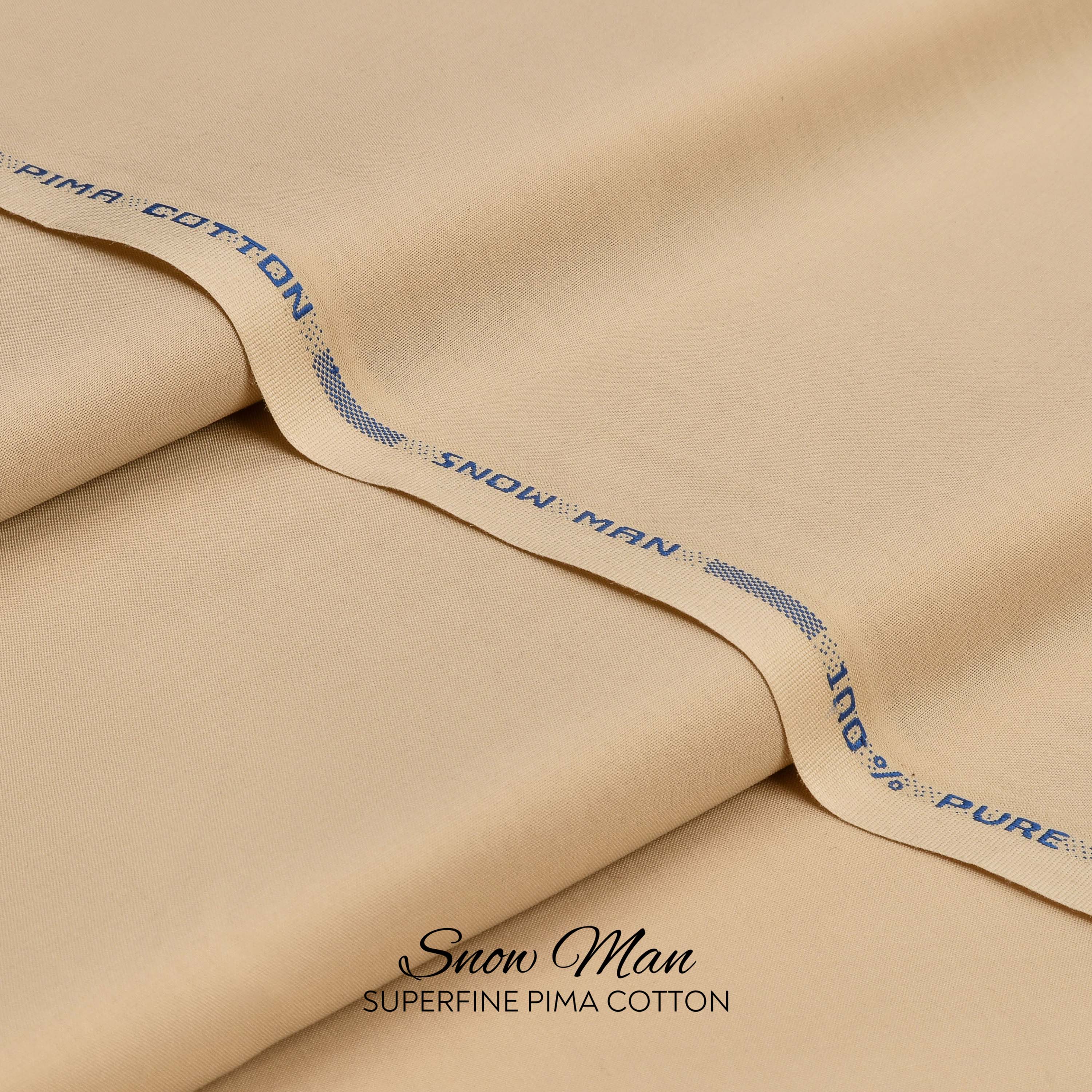 Snow Man - Soft Pima Cotton - (Beige)