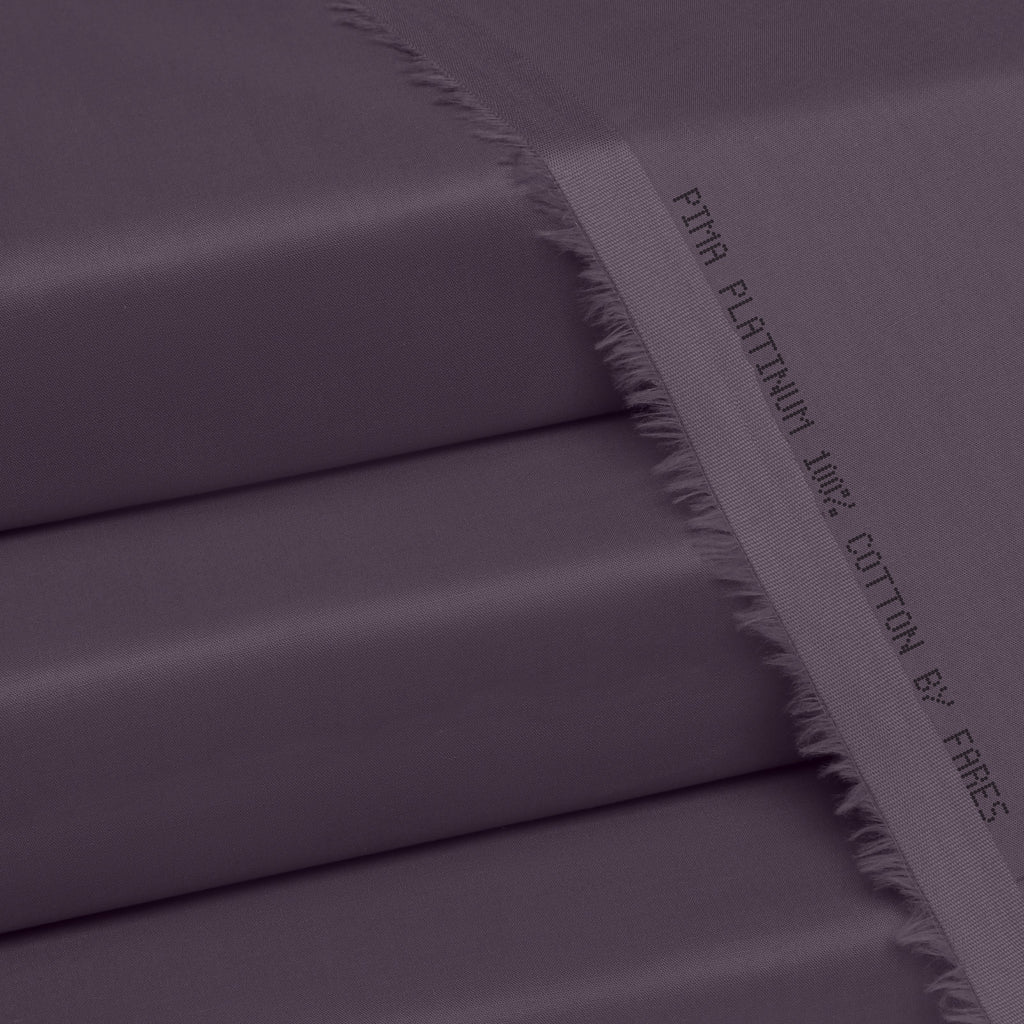 Pima Platinum unstitched cotton fabric for men in Falsa Purple – Fares Fabrics summer collection