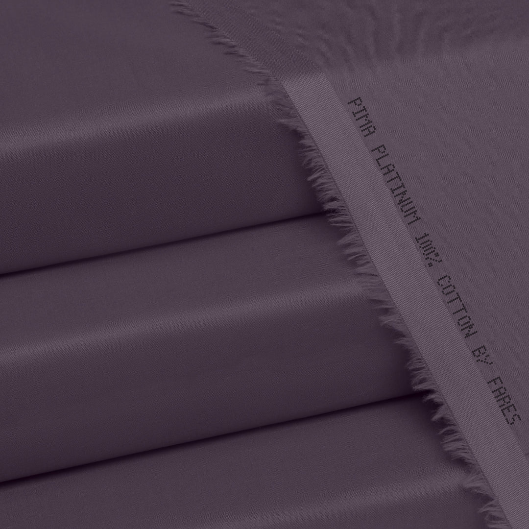 Pima Platinum unstitched cotton fabric for men in Falsa Purple – Fares Fabrics summer collection