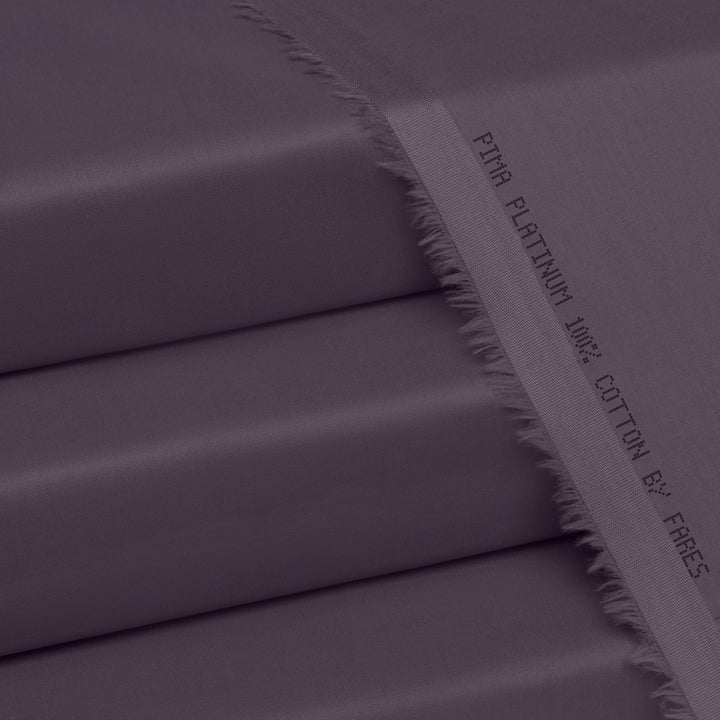 Pima Platinum unstitched cotton fabric for men in Falsa Purple – Fares Fabrics summer collection