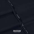 Passion Midnight Blue men's wash & wear unstitched suit fabric, 4 meter, all season – Fares Fabrics