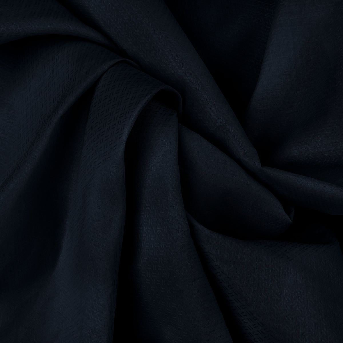 Textured Cotton Jacquard - Briza Cotton (Navy Blue)