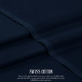 Premium Soft Cotton - Dubai Swiss (Navy Blue)