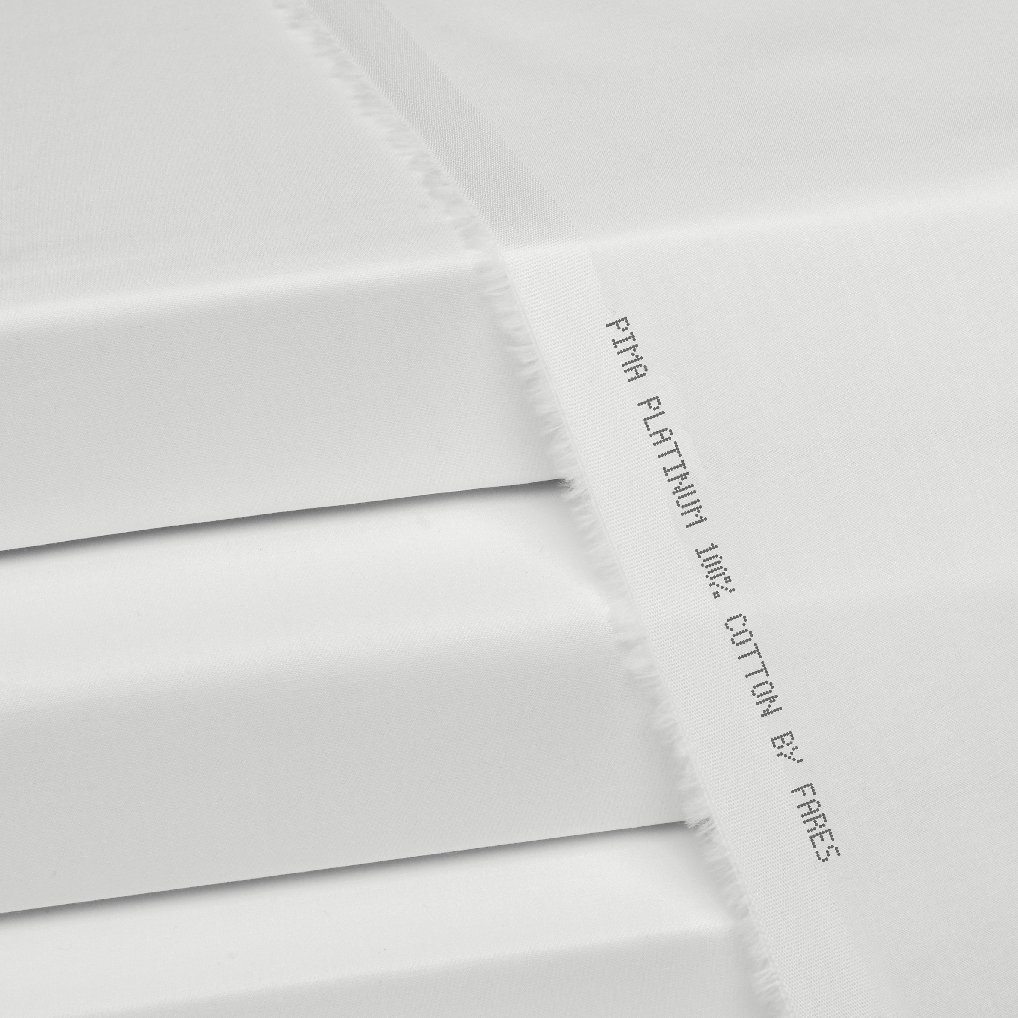 Pima Platinum unstitched cotton fabric for men in Off White – Fares Fabrics summer collection